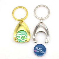Cadeau promotionnel personnalisé votre marque Logo impression métal émail souple étanche supermarché panier puce chariot jeton pièce