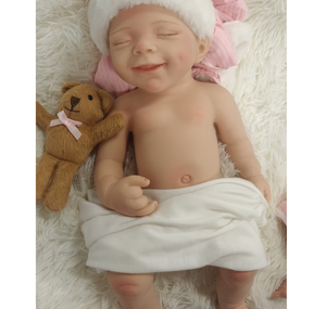 16 Inch 1900G Zachte Siliconen Reborn Baby Dolls Little April Effen Siliconen Reborn Baby 'S Voor Collector Spelen Reborn Speelgoed