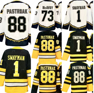 Maillots de hockey sur glace des Bruins de Boston 2025-2026 |   Pastrnak 88 Marchand 63 Swayman <span class=keywords><strong>1</strong></span> brodé Polyester/Coton Séchage rapide Vente en gros - Product Image 1