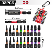 Jeu de douilles à cliquet multifonctionnelles 22-en-1 Tournevis Torx de sécurité avec 1 an d'Outils durs personnalisables OEM