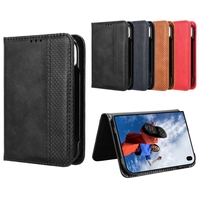 Étui de téléphone portable en cuir PU à texture rétro pour iPhone Duo, portefeuille pour téléphone portable
