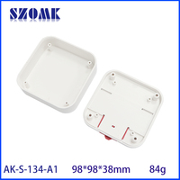 Caja de Plástico para PCB de Montaje en Pared de 98*98*38 mm, Caja de Plástico para Dispositivos Electrónicos