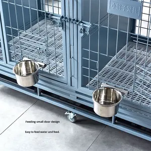 Jaula <span class=keywords><strong>para</strong></span> Perros Golden Retrievers, Perros Medianos y Grandes, Jaula Plegable <span class=keywords><strong>para</strong></span> Interiores y Exteriores, Jaula <span class=keywords><strong>de</strong></span> Cría, Jaula <span class=keywords><strong>de</strong></span> Aislamiento <span class=keywords><strong>para</strong></span> Madre e Hijo - Product Image 4