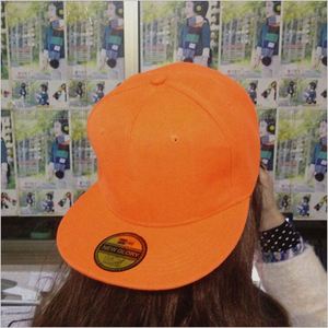 Custom Simple <b>Plain</b> 6 Panel 100% Acrylic Flat Brim Blank Snapback <b>Cap</b> - Product Image 4