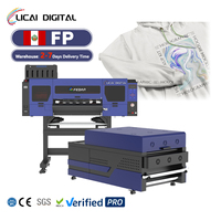 FEDAR 60cm Largeur Dtf Film Imprimante Impresora Poudre Shaker Machine Transfert De Chaleur Chauffage T-shirts Machine