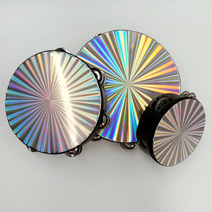 Vente en gros Tambourin laser à double rangée Instruments de musique colorés Tambourin jouet Instruments de percussion - Product Image 1