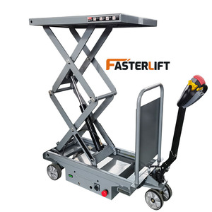 Elektrischer Tragbarer Kompakter Scherenhubtisch, Elektrischer Hubtisch mit Rollen - Product Image 4