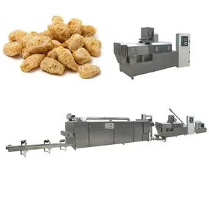 TSP TVP Textured Vegetable Soya Protein Making Machines Soya Meat Making Machine