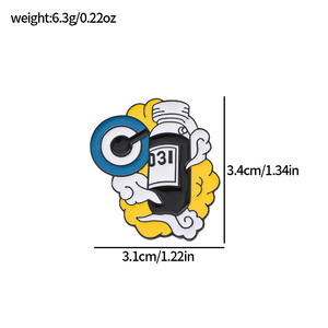 96 Estilos de Broches DIY de Metal para Manualidades DRAGON BALL Son Goku <span class=keywords><strong>Vegeta</strong></span> Shenron Trunks Broli, Joyería de Solapa de Aleación, Broche de Anime - Product Image 6