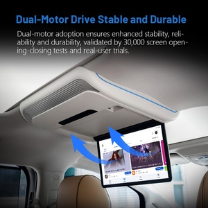 Monitor Plegable de 15.6 Pulgadas para Auto, Monitores LCD para Reposacabezas con Bluetooth, Pantallas Android para Reposacabezas de Automóviles, Operación Manual - Product Image 6