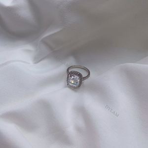 Dylam Classic Collection Fine Fashion Charm Jewelry Accessories S925 <b>Silver</b> <b>Eternity</b> Band 4ct 5A Cubic Zirconia Wedding <b>Rings</b> - Product Image 6