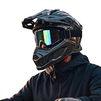Casque de moto tout-terrain ABS certifié DOT de style nouveau pour hommes et femmes, respirant, pour le VTT, le rallye et le karting adulte