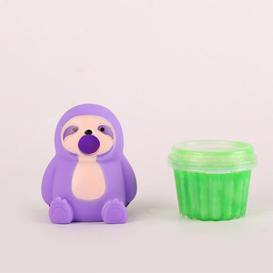 Divertido Juguete de Goma con Forma de Animal de 8 cm para Broma de Moceta, Creativo Juguete Antiestrés para Niños y Adultos, Regalo para Momentos de Relajación - Product Image 2