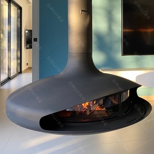 Chimenea <span class=keywords><strong>de</strong></span> <span class=keywords><strong>Leña</strong></span> CRUISE, Chimenea Suspendida <span class=keywords><strong>de</strong></span> Metal, 900 mm, Núcleo <span class=keywords><strong>de</strong></span> <span class=keywords><strong>Leña</strong></span>, Chimenea <span class=keywords><strong>de</strong></span> <span class=keywords><strong>Leña</strong></span> Montada en la Pared - Product Image 4