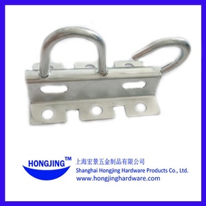 Supports de montage Hongjing HJ-161H en acier galvanisé à chaud, pour montage <span class=keywords><strong>sur</strong></span> poteau ou mural, avec anneau et crochet - Product Image 6