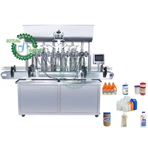 Automatische pneumatische kleine Tube Dose Glas Flasche Marmelade Sahne Sauce Sirup Paste Honig Füll maschine mit Mixing Hopper