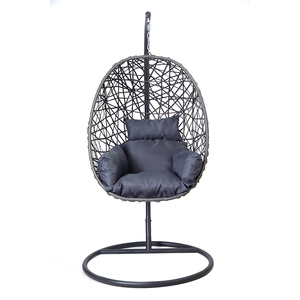 Wholesale Custom Design Luxury Folding Portable Outdoor Furniture Single Person Balcony Garden Park Rattan <strong>Egg</strong> <strong>Hanging</strong> <strong>Chair</strong> - Product Image 2