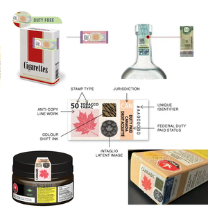 Mesin pelabel cukai otomatis untuk cap pajak makanan lem mencair panas kotak botol kantung kertas/kaca pelabel - Product Image 3