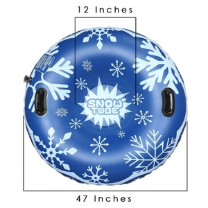 2023 Tube gonflable en PVC personnalisé et ludique, utilisable comme luge à neige, bateau gonflable Air Bay Breeze et jouet de ski pour l'hiver - Product Image 3