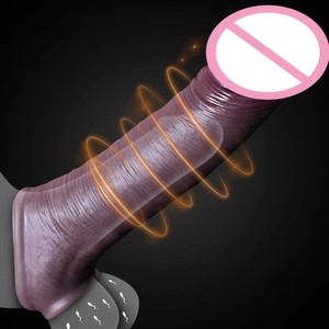 Manchons en silicone liquide souple pour hommes, motif dents de loup, 100 % étanches, épaissis et creux, grande taille, pour pénis - Product Image 5