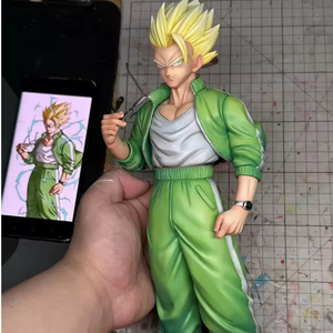 Figurine Manga Gohan Super Saiyan 30CM YS DRAGON <span class=keywords><strong>BAII</strong></span> Z, tenue de sport lycéen, statue PVC, jouet anime - Product Image 3