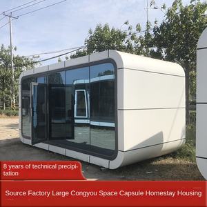 Cabine mobile à double étage pour le bureau commercial, les voyages, l'hébergement, la villa, l'éclairage panoramique, le soleil, le verre, B & B - Product Image 2