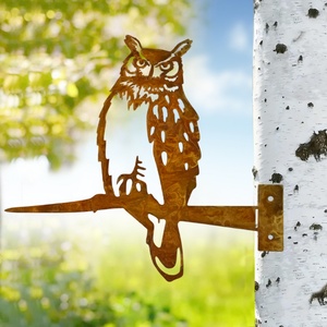 Ornements de jardin féerique horticole, figurines de chevres, décorations de Noël, piques de jardin, figurines de licorne, libellule, fille, Edge Spoonbill, séparateurs de jardin - Product Image 2