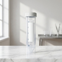 Tube de centrifugation stérile autoportant de 50 ml, design rose, emballage en sachet, tubes de centrifugation jetables pour laboratoire