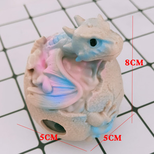 Juguetes Novedosos de la Fábrica Jincan, Juguetes Antiestrés para Niños con Forma de Dinosaurio, Rellenos de Cuentas TPR, Juguetes para Apretar - Product Image 5