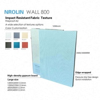 Panneaux muraux en gypse laminés vinyle, panneaux à installation rapide, panneaux en PVC, 1200*2400mm, décoratifs pour le bureau