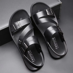 Hot Sell Men's Sandals Summer Beach Flat <b>Shoes</b> Large Size Non-slip <b>Soft</b> Sandals Casual Rubber Designer Slippers for Men. - Product Image 2