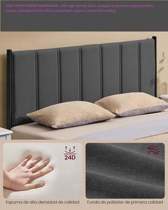 Cadre <span class=keywords><strong>de</strong></span> <span class=keywords><strong>lit</strong></span> réglable en métal, minimaliste, élégant, avec tête <span class=keywords><strong>de</strong></span> <span class=keywords><strong>lit</strong></span> en velours doux, gain <span class=keywords><strong>de</strong></span> place, durable, base <span class=keywords><strong>de</strong></span> matelas, entrepôt - Product Image 3