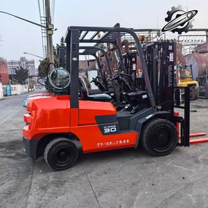 Chariot élévateur TOYOTA FGZN30 3 tonnes d'occasion, importé du Japon, moteur 1DZ-2, machine d'occasion, moteur GPL avec déplacement latéral. - Product Image 3