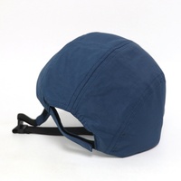 Casquettes de camping imperméables en nylon à 5 panneaux à bord plat personnalisées avec logo en cuir – Vente chaude – Chapeaux de voyage et de plage pour hommes en gros