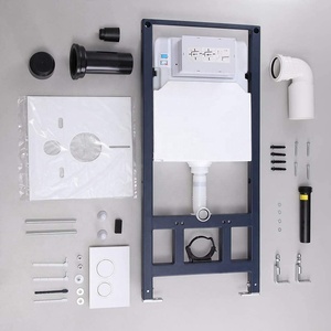Réservoir d'eau mural dissimulé pour toilettes suspendues avec boutons de chasse inclus - Product Image 3