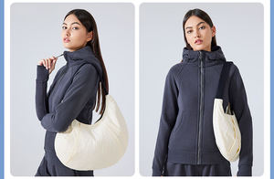 Borsa da donna con Logo personalizzato, per Fitness, leggera, da Yoga, borsa da ginnastica, per esterno, portatile, impermeabile - Product Image 4