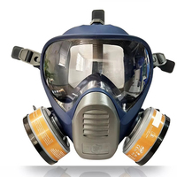 Respirateur KN95 réutilisable en silicone, demi-masque jetable anti-poussière, cartouche filtrante anti-virus, peinture chimique en aérosol