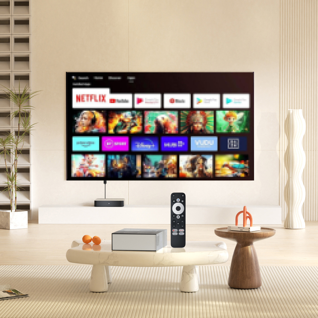 Dcolor GD2 4K Streaming TV Box Google Certified 2GB 32GB with Google TV Voice Control OTA Support Daily Home Use TV Box