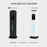 Diffuseur d'arômes sur pied GAM-1500F, nébuliseur de parfum, machine à parfum pour magasin de détail, écran tactile et contrôle par application