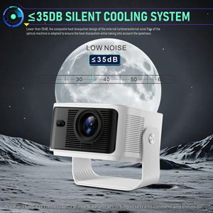 Portable Android Smart <b>Projector</b> 1080P LCD Home Theater Mini <b>Projector</b> Short Throw Built-in <b>Speakers</b> - Product Image 2