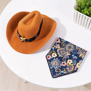 Sombrero para gatos, sombrero de vaquero occidental, diadema linda y divertida para perros, sombrero de protección solar para perros pequeños y medianos. - Product Image 1