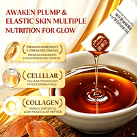 LUMIFLORA Extrait Liquide d'Herbes de Ginseng Rouge Coréen et de Grenade, 5 Ans de Fermentation