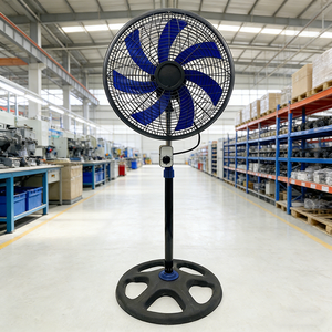 Ventilatore a piantana da 18 pollici con 7 pale, 45W, tensione ampia 110-240V, 3 velocità, vendita all'ingrosso - Product Image 1