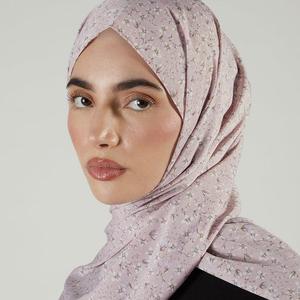 2026 Hot 4-Season Muslim Modal Hijab Custom Logo <b>Print</b> Customizable Lightweight Durable <b>Islamic</b> Stretchy Elegant - Product Image 2