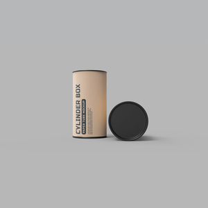 Tube en papier kraft écologique, biodégradable et recyclable, design personnalisé, pour café, thé, artisanat, matériaux recyclés, quatre couleurs, PET alimentaire - Product Image 6
