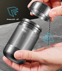 Infuseur à thé en acier inoxydable de qualité supérieure avec couvercle-Filtre à mailles extra fines pour thé, café et épices, étanche et facile à nettoyer - Product Image 5