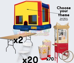 Tobogán de agua inflable comercial, combo de Casa de rebote, Carnaval, suger, máquina de hacer dulces de algodón - Product Image 3