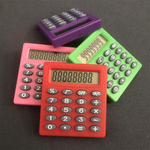 Mini calculatrice carrée portable à piles pour étudiants - Product Image 3