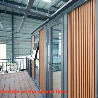 Cabaña Prefabricada Expandible de 2 Pisos Personalizada, Plegable, de Instalación Rápida, con Aislamiento Térmico, Ecológica, Móvil, Edificio de Oficinas Completo