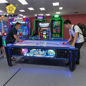 Máquina de Juego Eplay, Mesa de Hockey Inflable para <span class=keywords><strong>2</strong></span> Jugadores, Operada con Monedas, para Interiores, 1 Año de Garantía, Inglés, 25 Juegos - Product Image 4